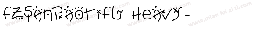 FZSanBaoTiFU Heavy字体转换